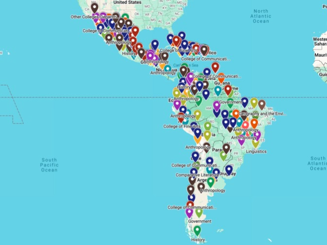 UT LLILAS Grad Network Map